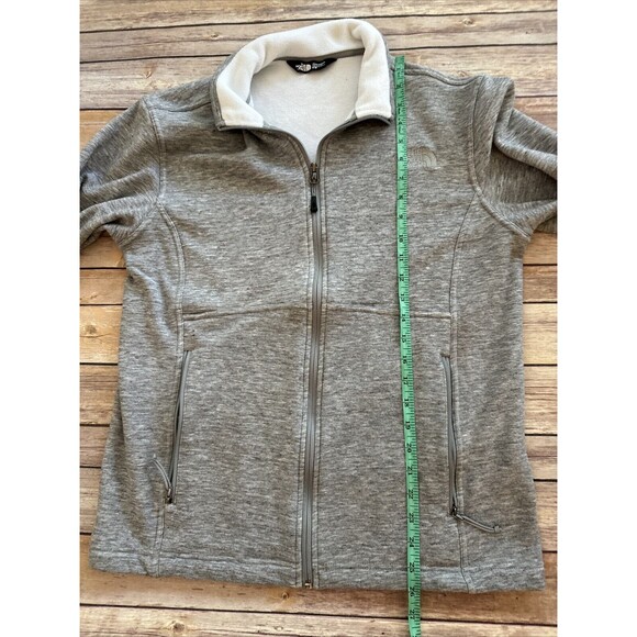 The North Face Long Sleeve Full Zip Fleece Lined Mock Neck Sweatshirt  Medium - Picture 6 of 9